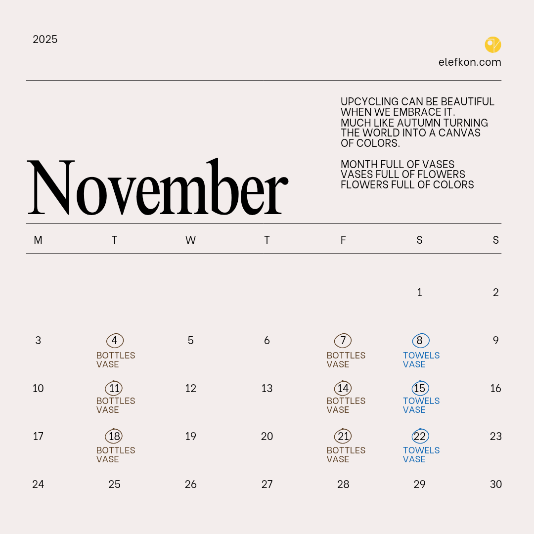 towels become a vase